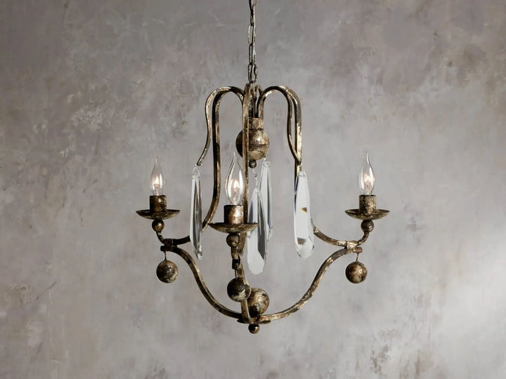Kalie Crystal 3 Lights Pendant Chandelier
