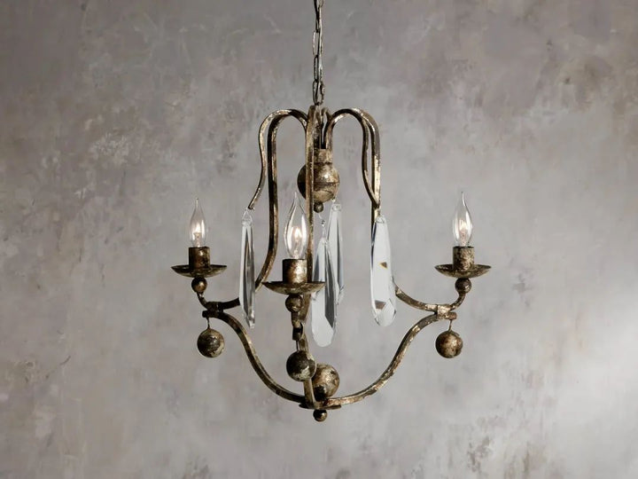 Kalie Crystal 3 Lights Pendant Chandelier