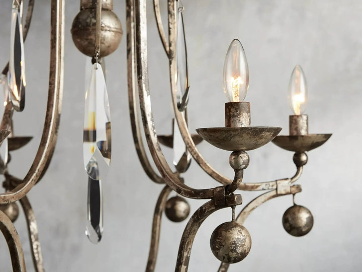 Kalie Crystal 6 Lights Pendant Chandelier