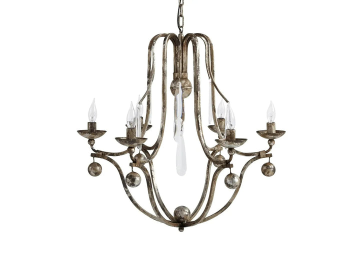 Kalie Crystal 6 Lights Pendant Chandelier