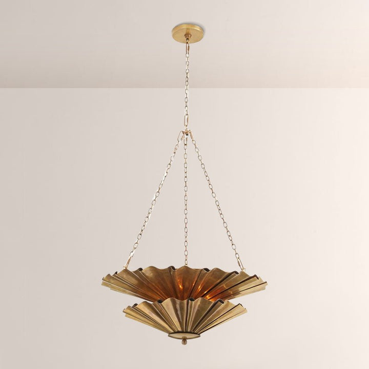 Kattmie Round Two Tier Chandelier 28"