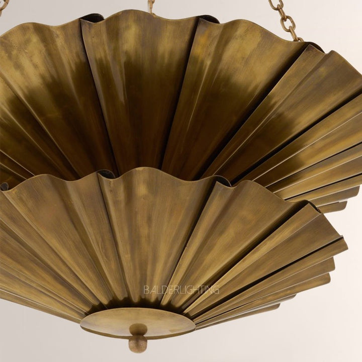 Kattmie Round Two Tier Chandelier 28"