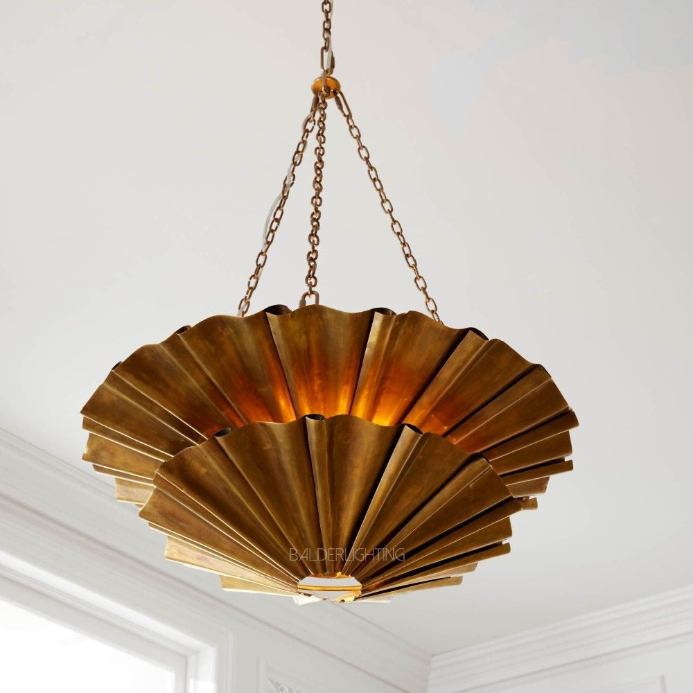 Kattmie Round Two Tier Chandelier 28"