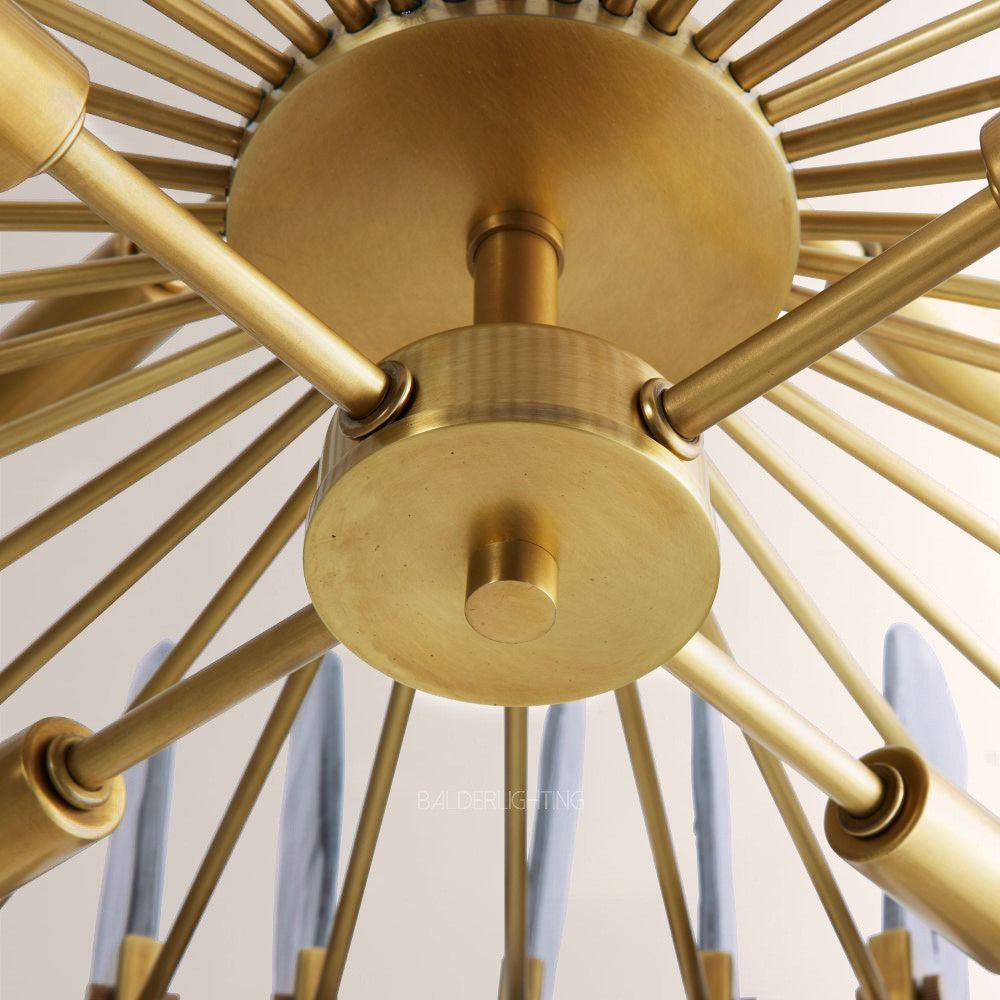 Klatze Glass Round Chandelier 25.5"