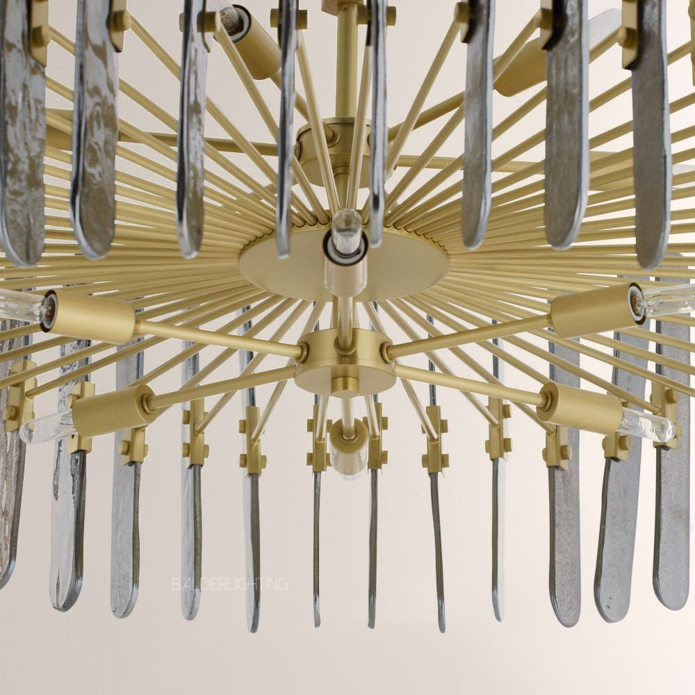 Klatze Glass Round Chandelier 38"