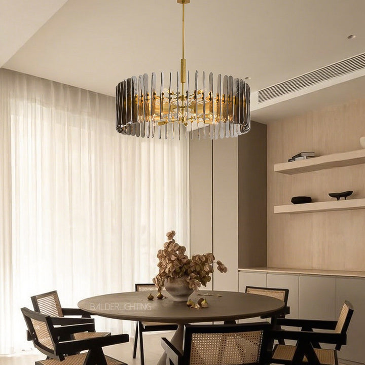 Klatze Glass Round Chandelier 38"