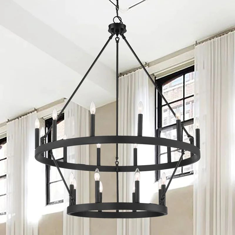 Lalania Vintage Candelabra 2-Tier Chandelier