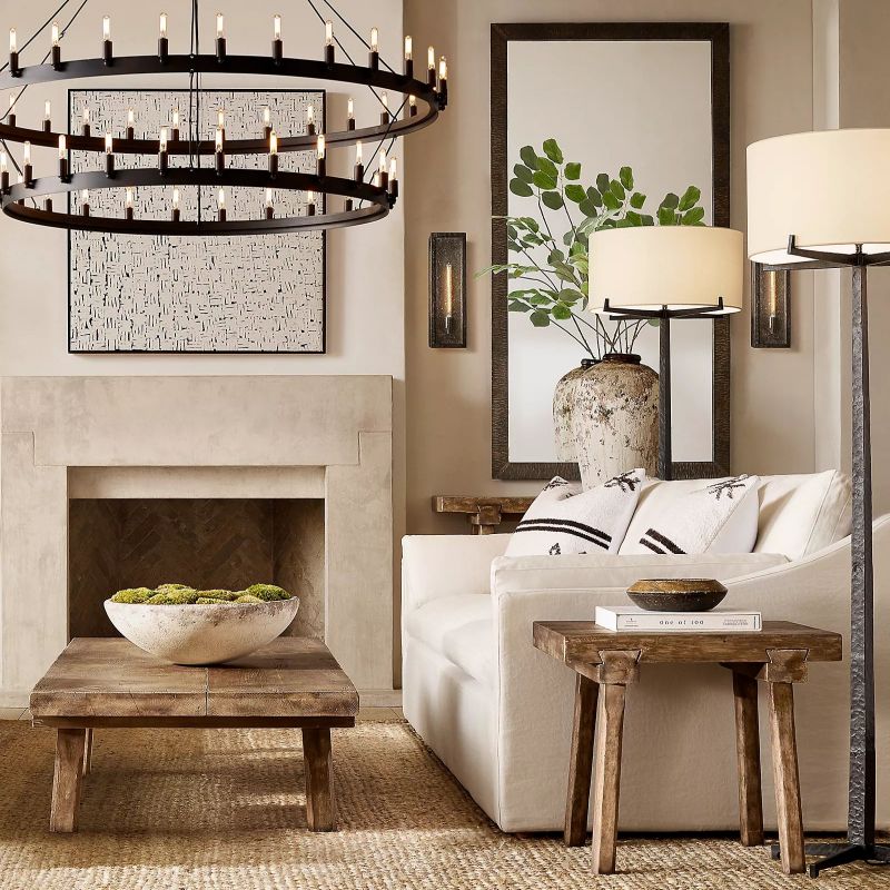 Lalania Vintage Filament 2-Tier Chandelier