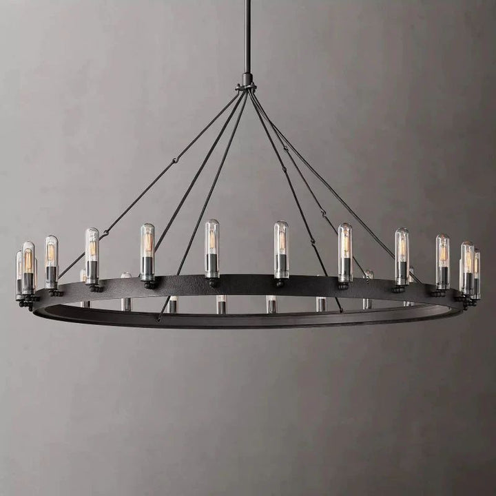 Lalania Vintage Filament Outdoor Round Chandelier