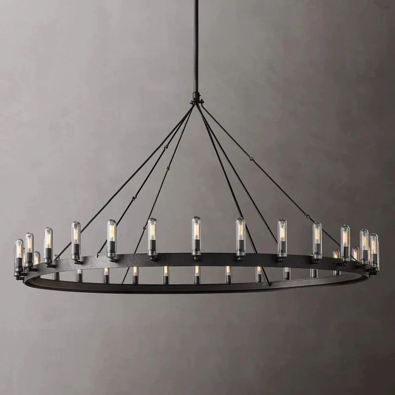Lalania Vintage Filament Outdoor Round Chandelier