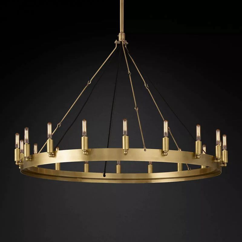 Lalania Vintage Filament Round Chandelier