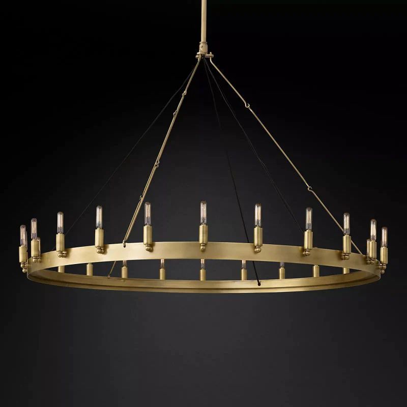 Lalania Vintage Filament Round Chandelier
