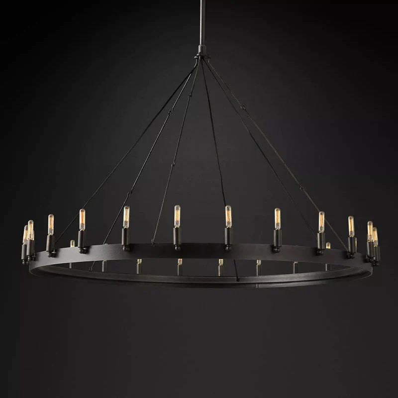 Lalania Vintage Filament Round Chandelier