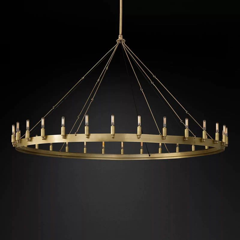 Lalania Vintage Filament Round Chandelier