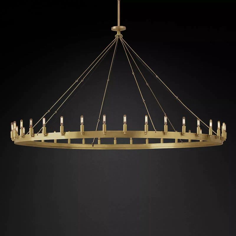 Lalania Vintage Filament Round Chandelier