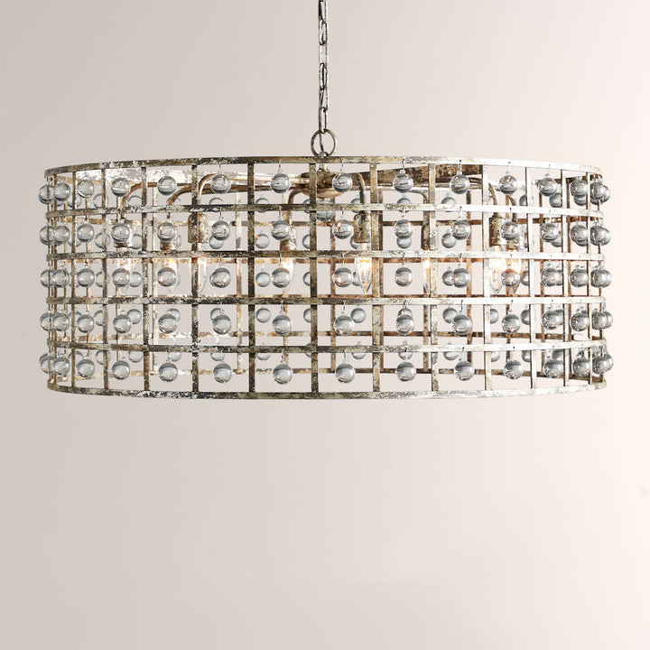 Lana Cage 8 Light Round Chandelier