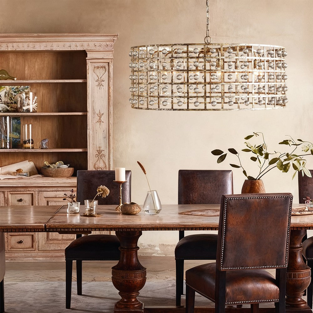 Lana Cage 8 Light Round Chandelier