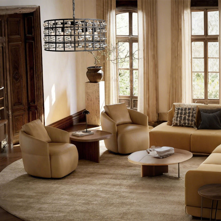 Lana Cage 6 Light Round Chandelier