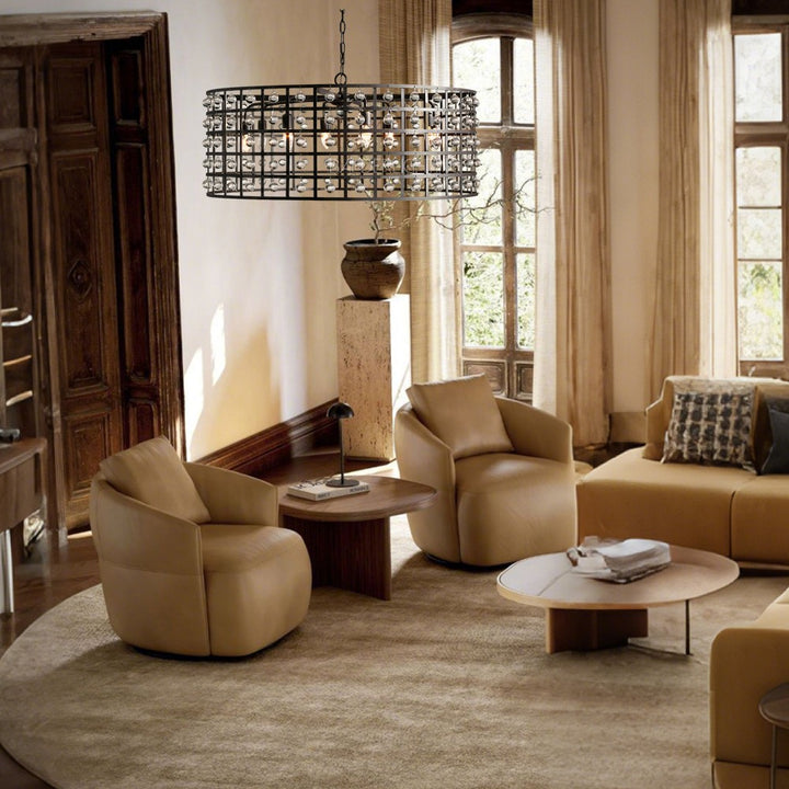 Lana Cage 8 Light Round Chandelier