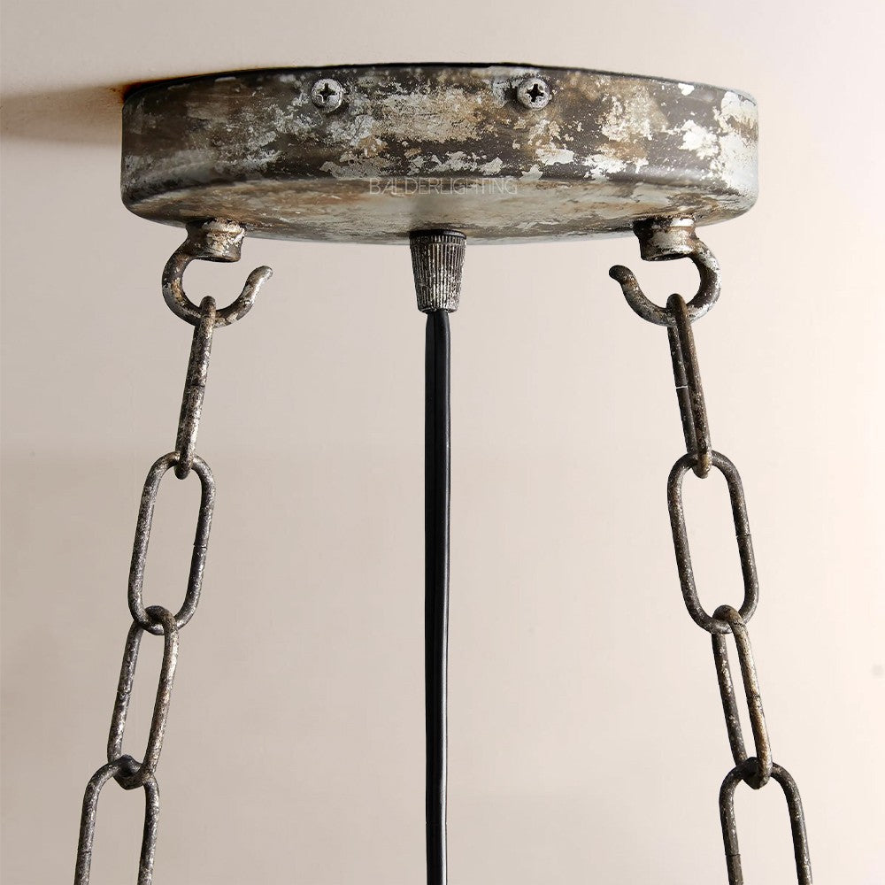 Lana Cage Rectangular Chandelier 50"