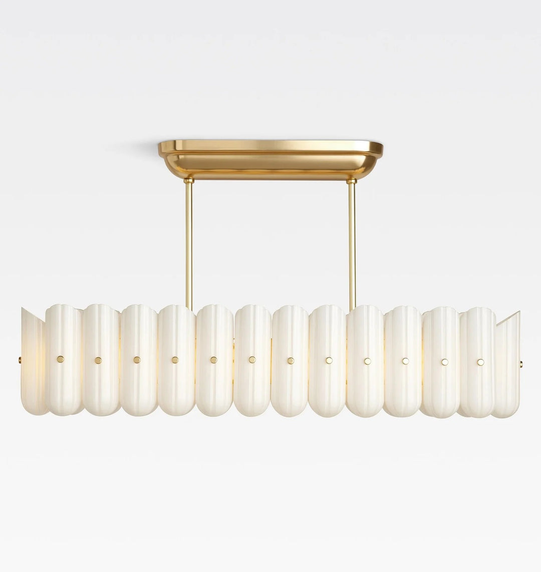 Larin Glass Linear Chandelier 55"