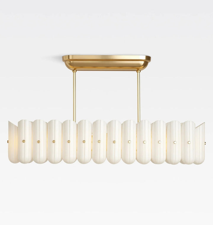 Larin Glass Linear Chandelier 55"