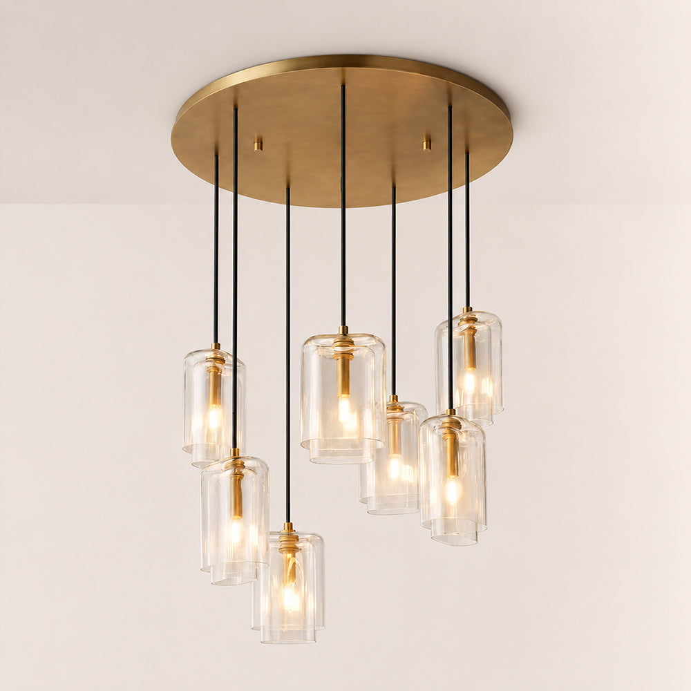 Lecoun Clear Glass Cluster Chandelier