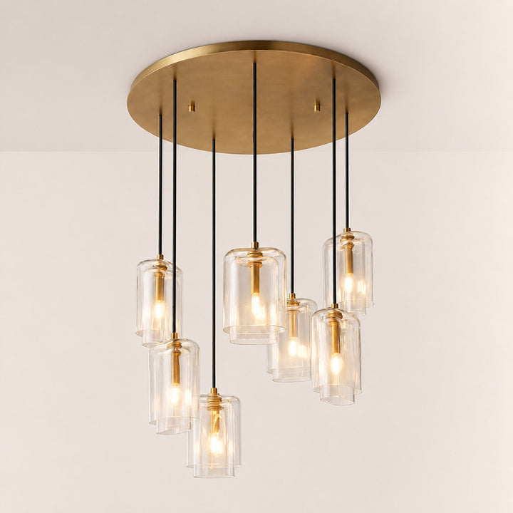 Lecoun Clear Glass Cluster Chandelier