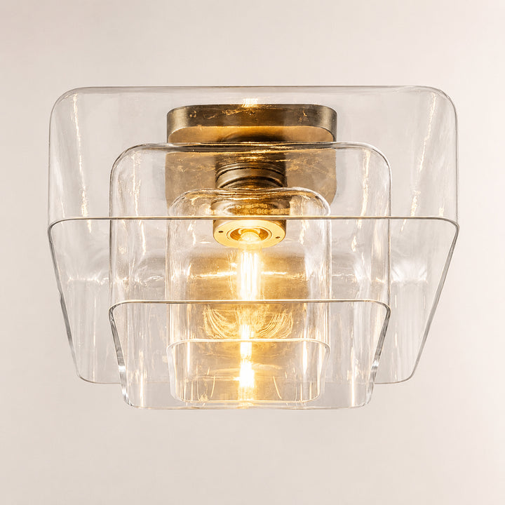 Lecoun Clear Glass Flushmount