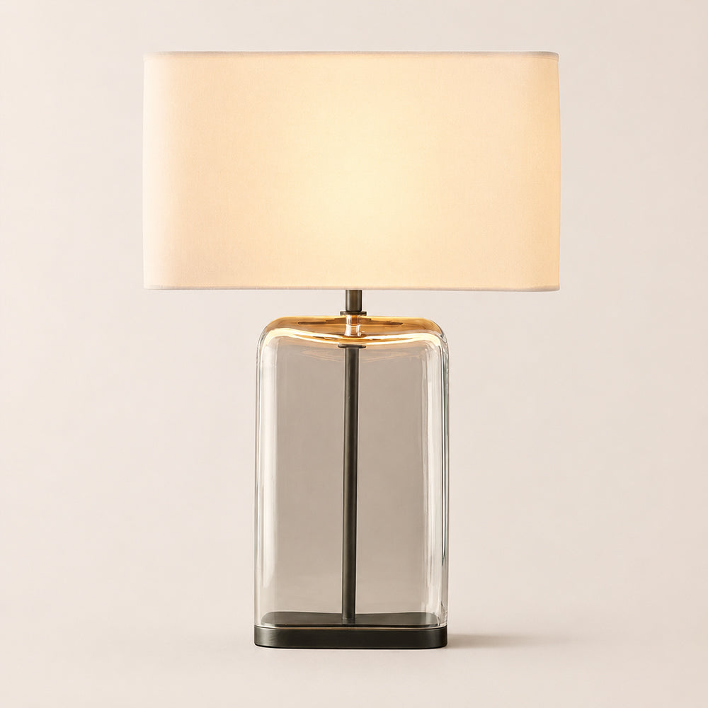 Lecoun Clear Glass Table Lamp