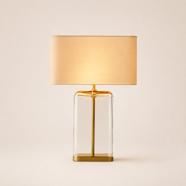 Lecoun Clear Glass Table Lamp