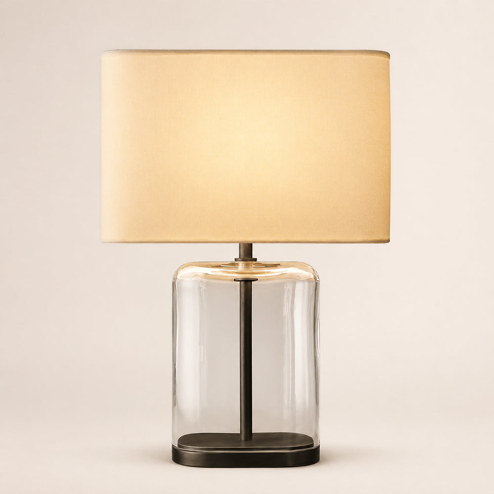 Lecoun Clear Glass Table Lamp