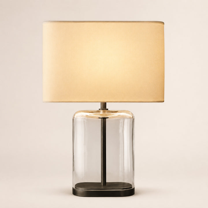 Lecoun Clear Glass Table Lamp