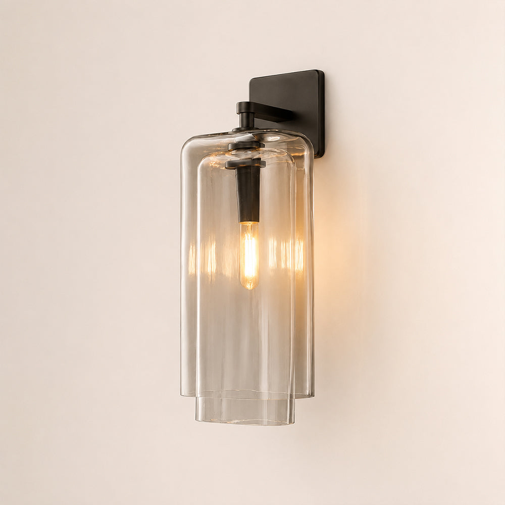Lecoun Clear Glass Wall Sconce