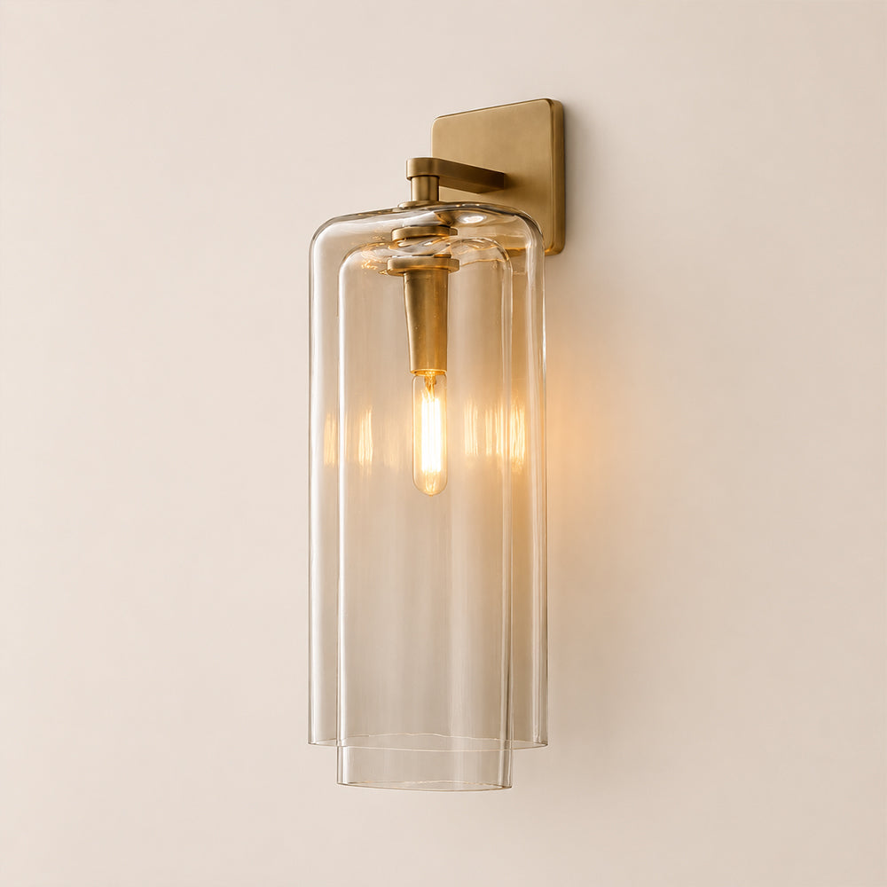 Lecoun Clear Glass Wall Sconce