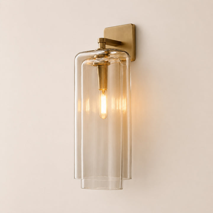 Lecoun Clear Glass Wall Sconce