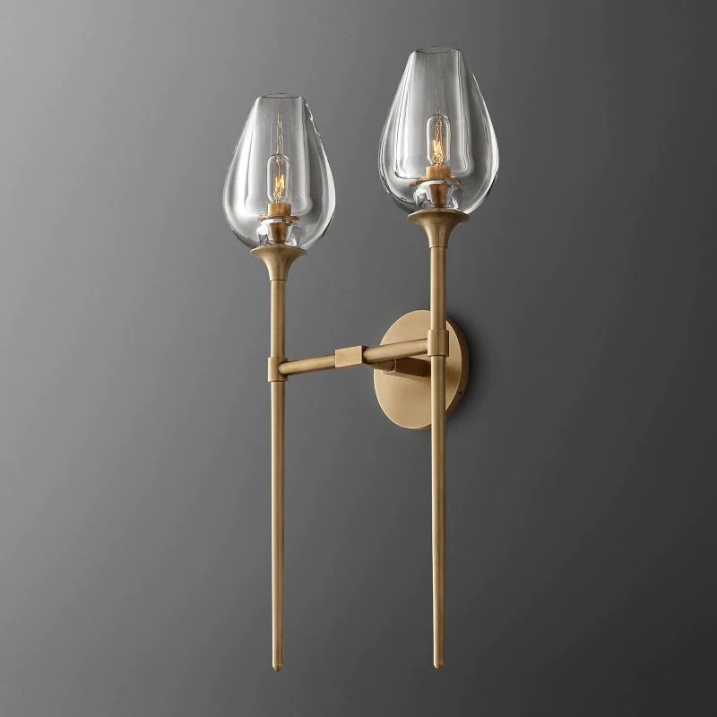 Lewis Tulip Double Bedroom Sconce