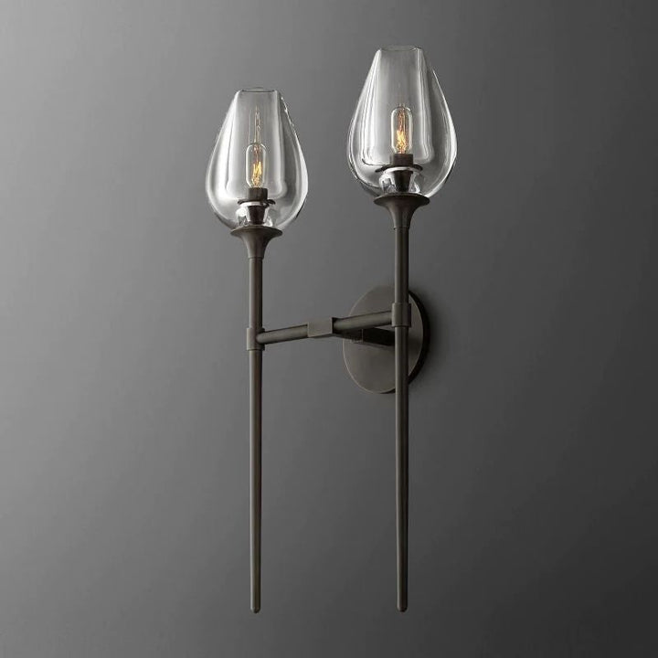 Lewis Tulip Double Bedroom Sconce
