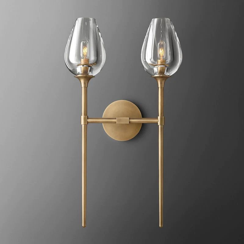 Lewis Tulip Double Bedroom Sconce