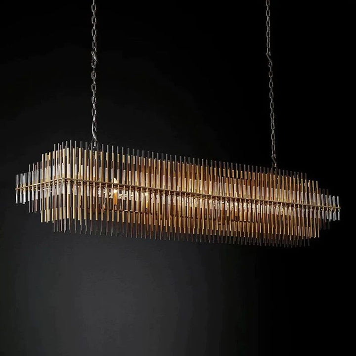 Sturdy Rectangular  Dining Room Chandelier 54"