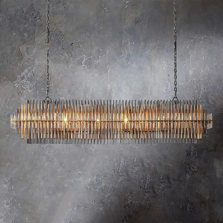 Sturdy Rectangular  Dining Room Chandelier 54"