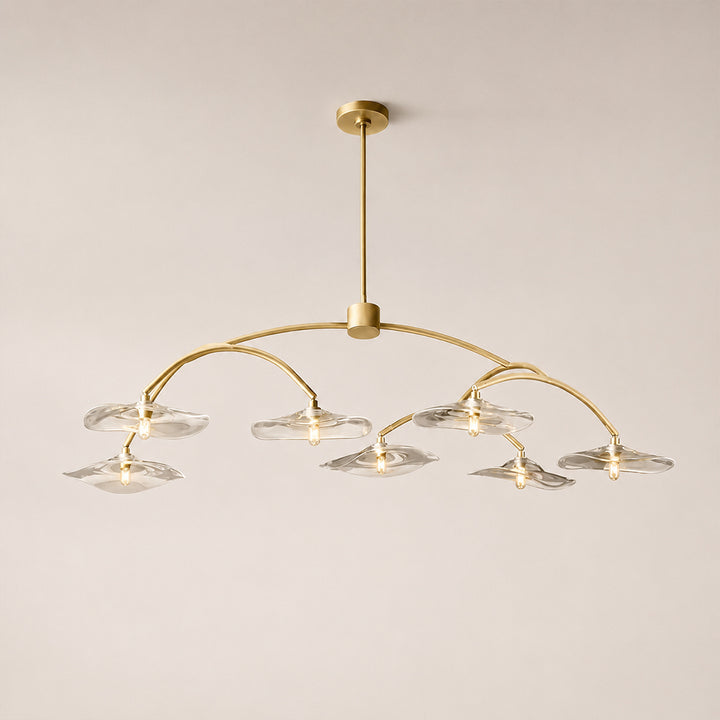 Lillia Clear Glass Round Chandelier