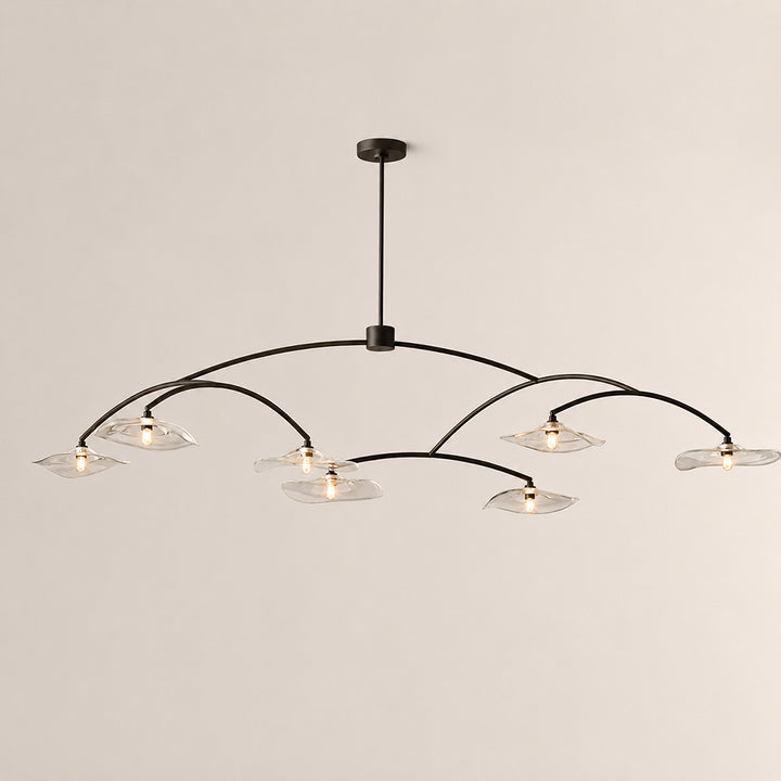 Lillia Clear Glass Round Chandelier