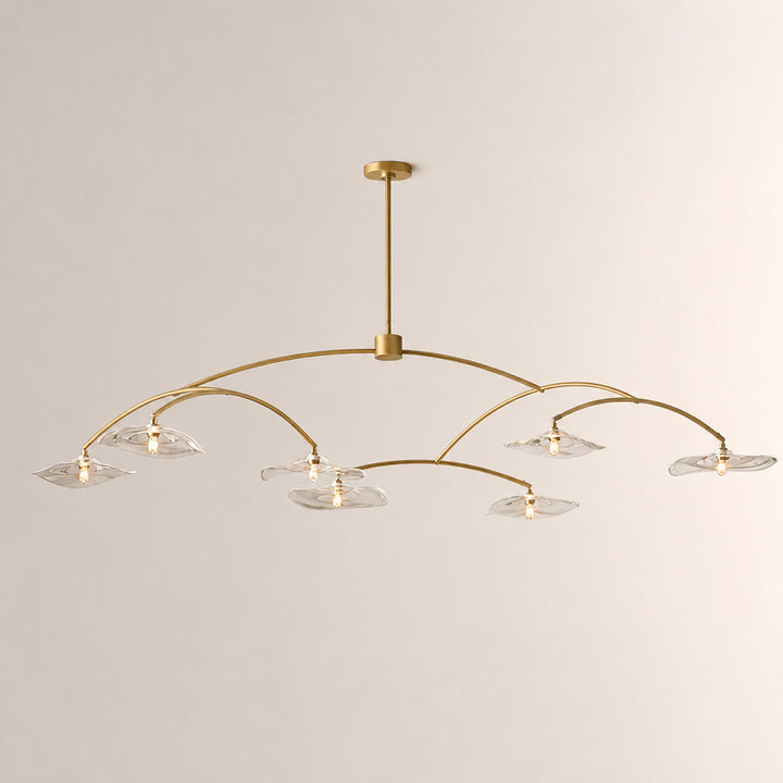 Lillia Clear Glass Round Chandelier