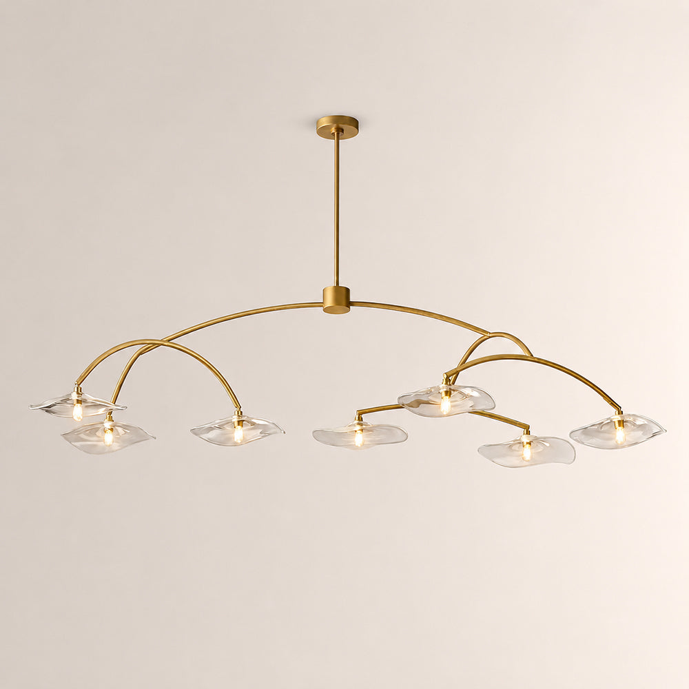 Lillia Clear Glass Round Chandelier