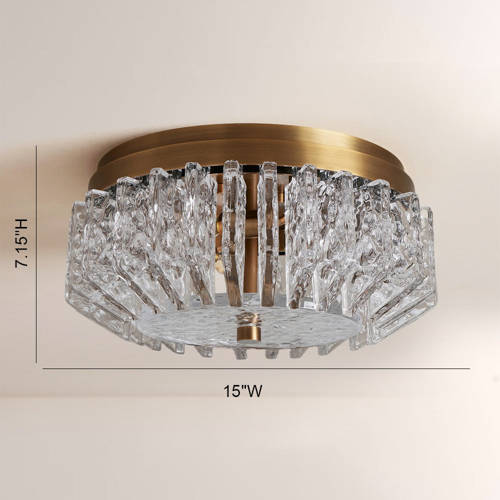 Liltane Round Flush Mount