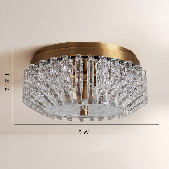 Liltane Round Flush Mount