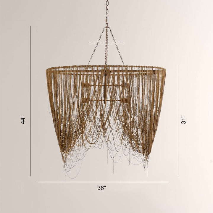 Lindsay Oval Chains Chandelier