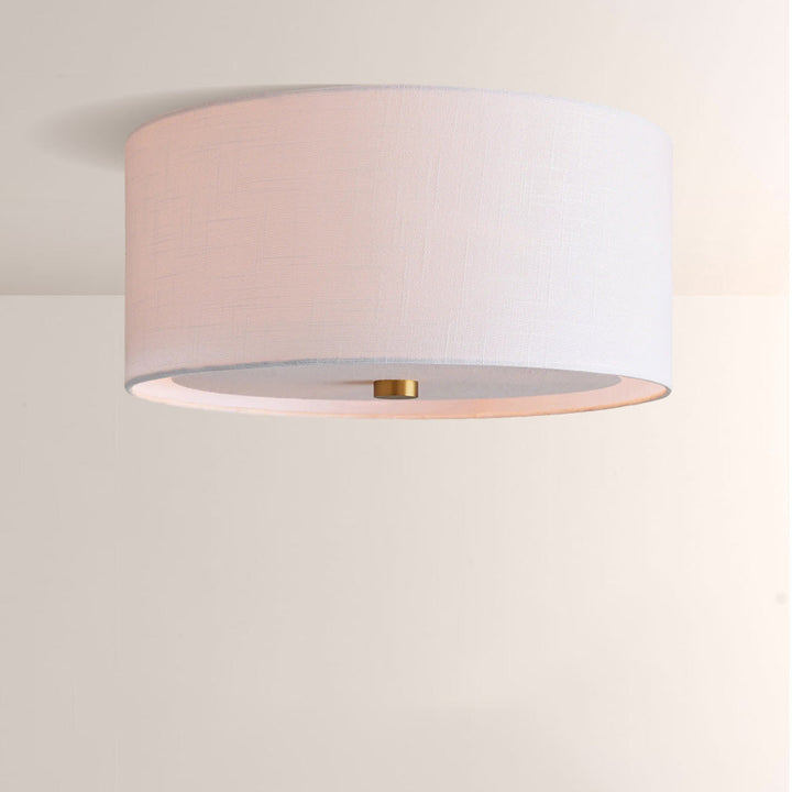 Linem Linen Flush Mount