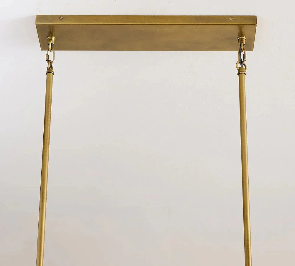 Lirsio Glass Linear Chandelier